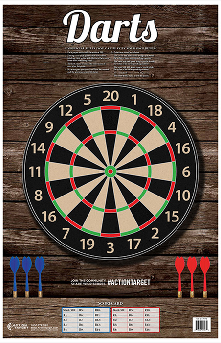 Action Target Inc Action, Action Gsdarts100       Darts               100 Bx