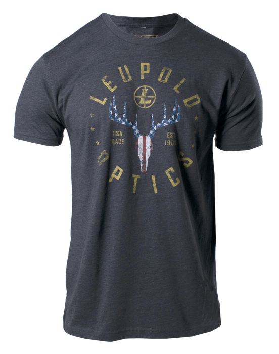 Leupold American Whitetail, Leu 179141 American Whitetail Tee Md Charcoal