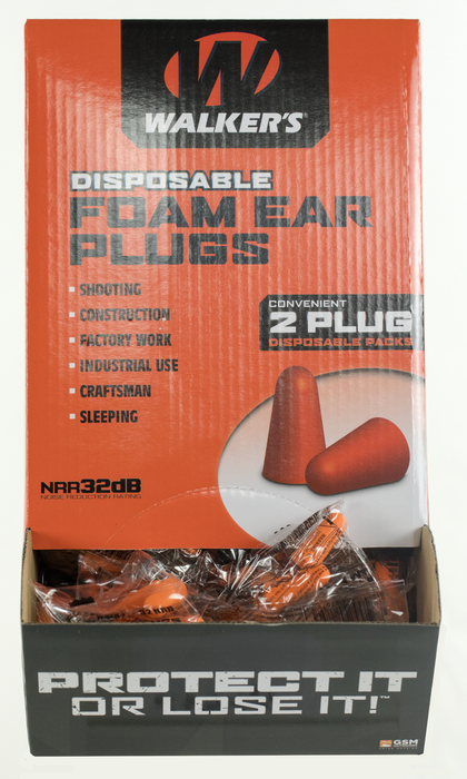 Walkers Game Ear Ear  Plugs, Wlkr Gwp-fp200bx    Foam Ear Plug 200cnt