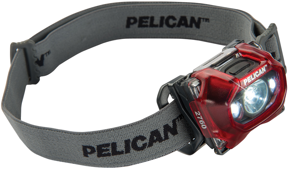 Pelican 2760, Pelican 2760c  Headlight Trans Red  G3