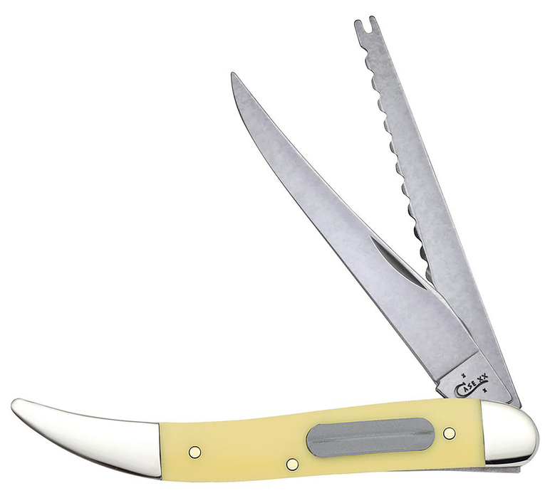 Case Fishing, Case 00120 Yellow Syn Smooth Fishing Knife