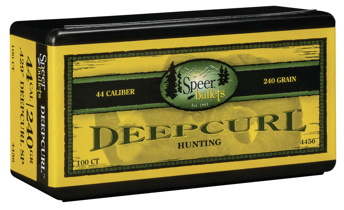 Speer Ammo Deepcurl, Speer 4456      Bull .429 240 Dcsp             50