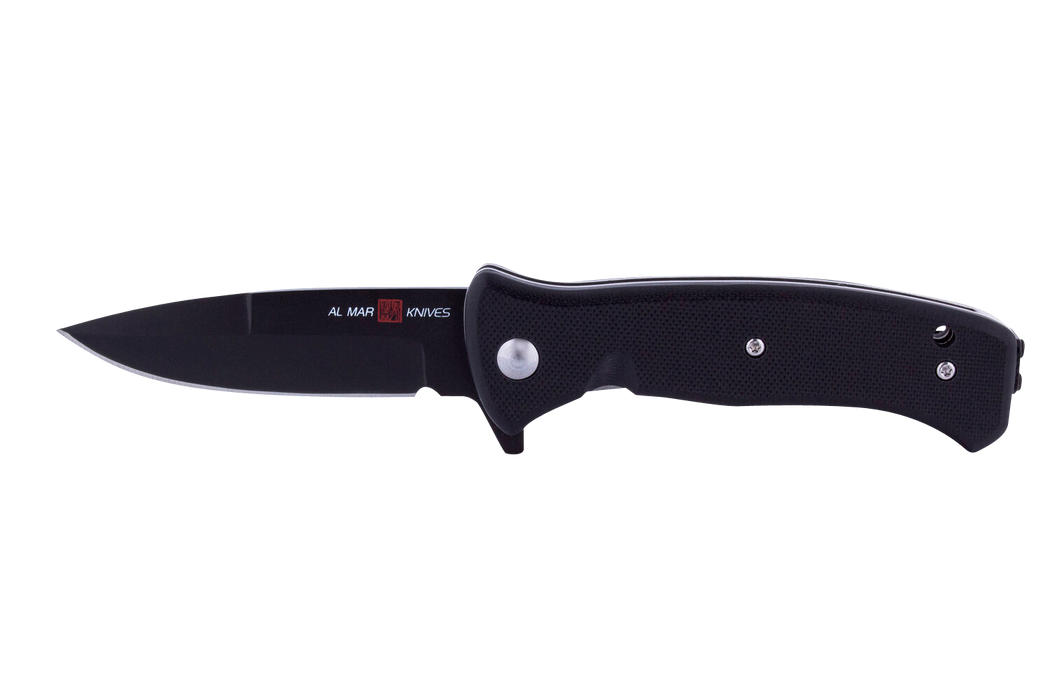 Al Mar Knives (edge Tech) Mini S.e.r.e., Almar Amk2204 S.e.r.e   2020 Night G Mini  3.0 Blk