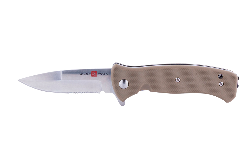 Al Mar Knives (edge Tech) Mini S.e.r.e., Almar Amk2213 S.e.r.e.  2020 Mini  3.0 Coyote