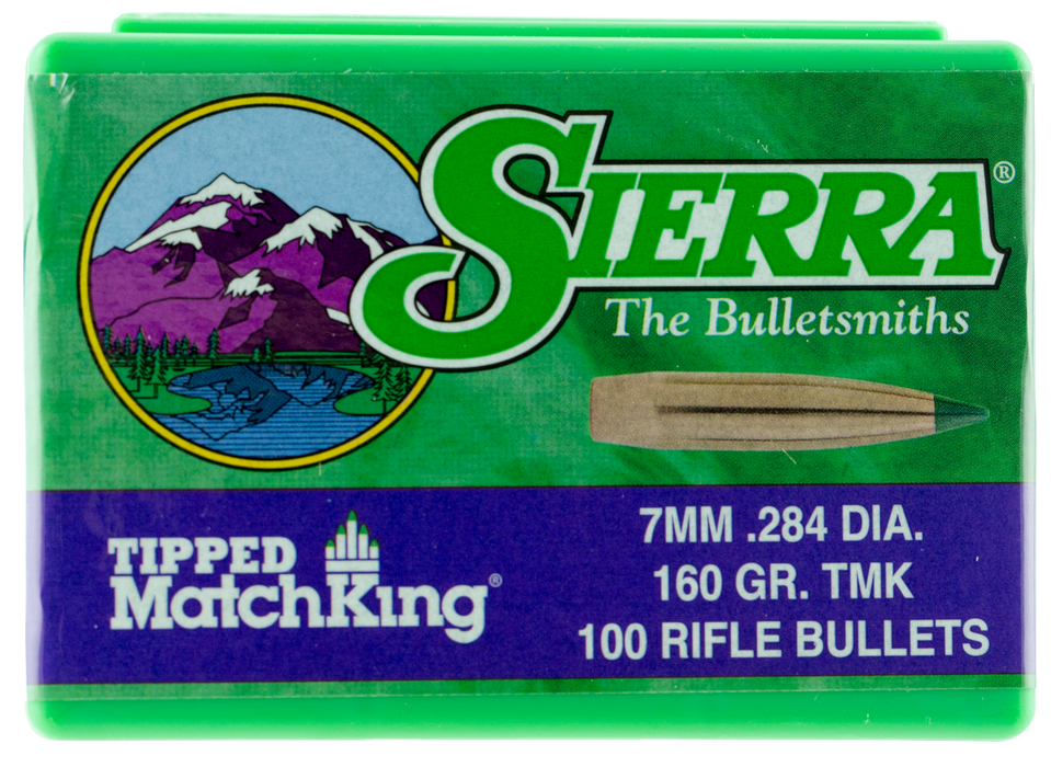 Sierra Tipped Matchking, Sierra 7660  .284 160 Tmk          100