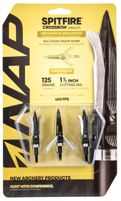 Nap Spitfire, Nap 60-697        Spitfire 125 Crossbow 3pk