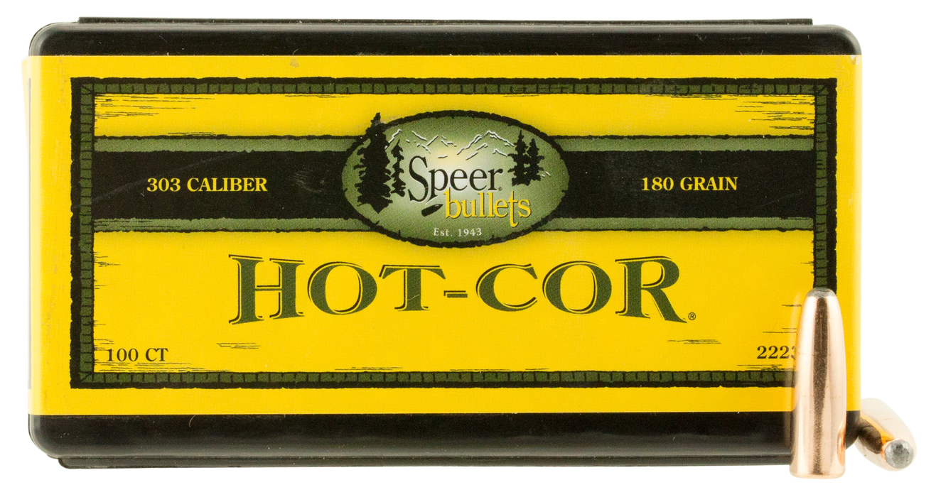 Speer Ammo Hot-cor, Speer 2223      Bull .311 180 Rn              100