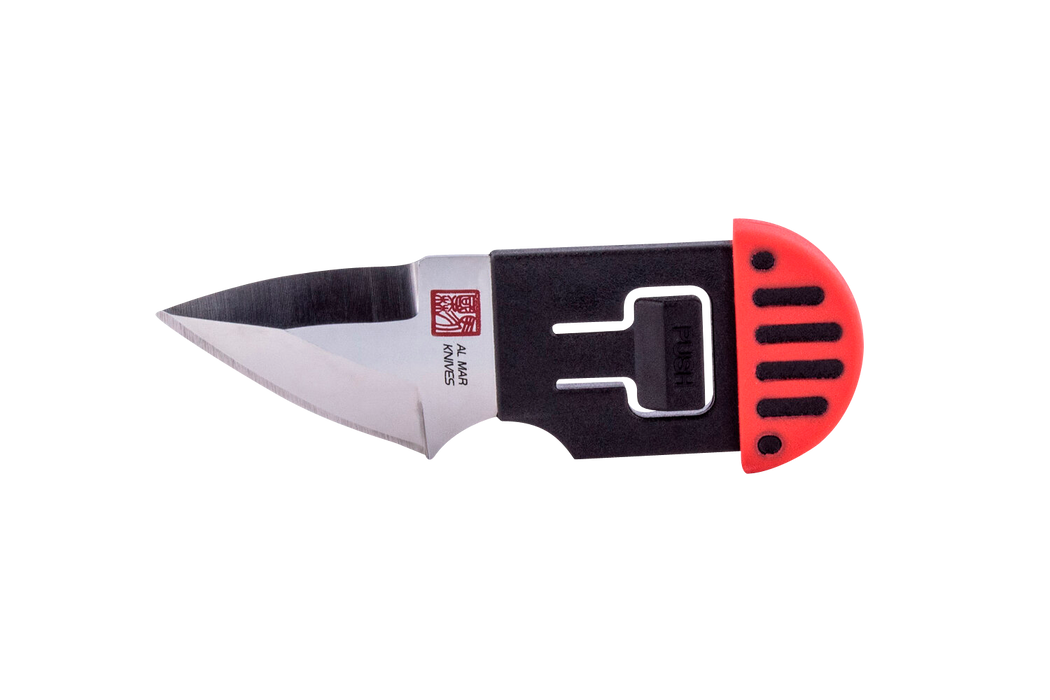 Al Mar Knives (edge Tech) Stinger, Almar Amk1001rbkbl  Stinger Red & Black