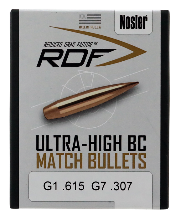 Nosler Rdf, Nos 53505 Rdf Match 6.5mm 130 Hpbt  100