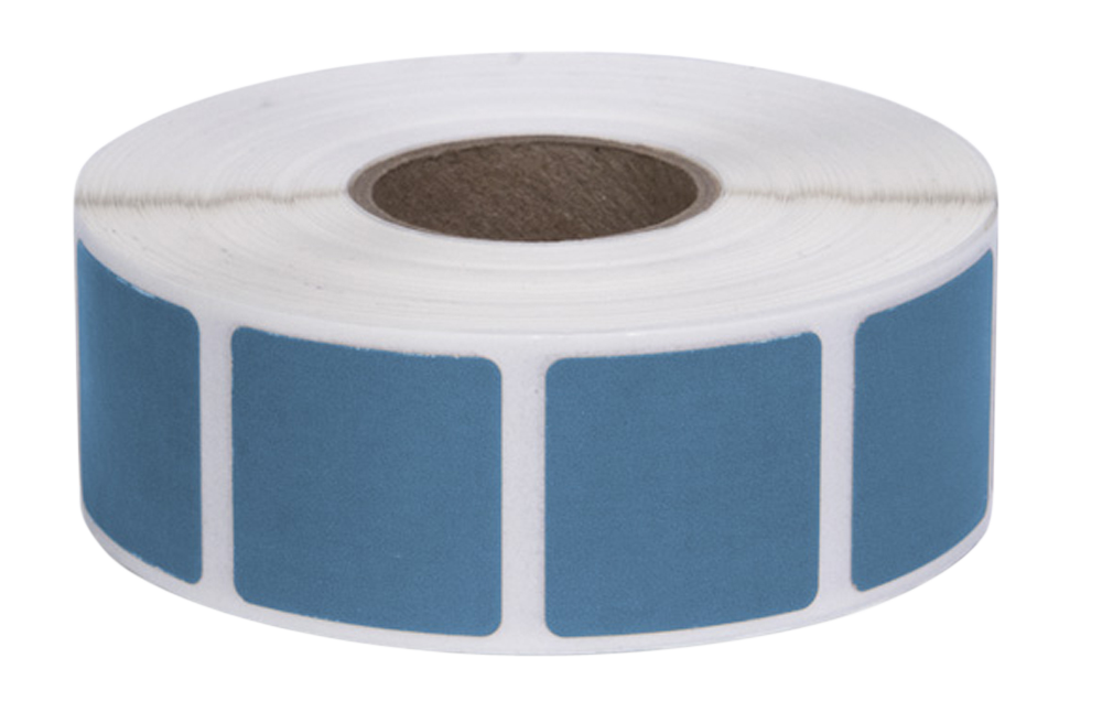 Action Target Inc Square Target Pasters, Action Past/lbl  Pasterslgt Blu1000 7/8sq Per Roll