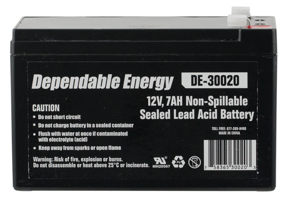 American Hunter Hr, Ahuntr De-30020    De1270dc 12v 7ah Rechrg Battery