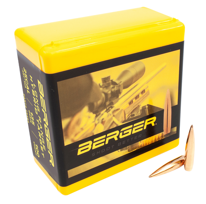 Berger Bullets Target, Berg 25485 Bull .25  135g Lr Hyb Tgt 100