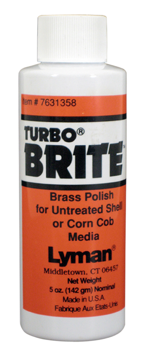 Lyman Turbo, Lym 7631358 Turbo Brite Brass Pol 4 Oz