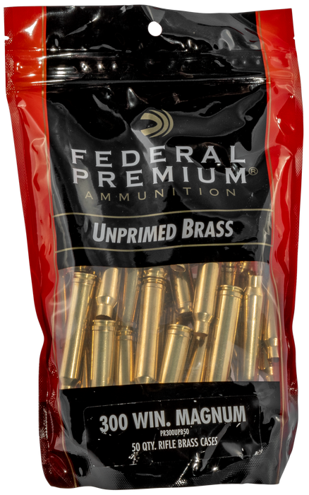 Federal Gold Medal, Fed Pr300upb50     Gm 300win Unp Bagged Brass  50