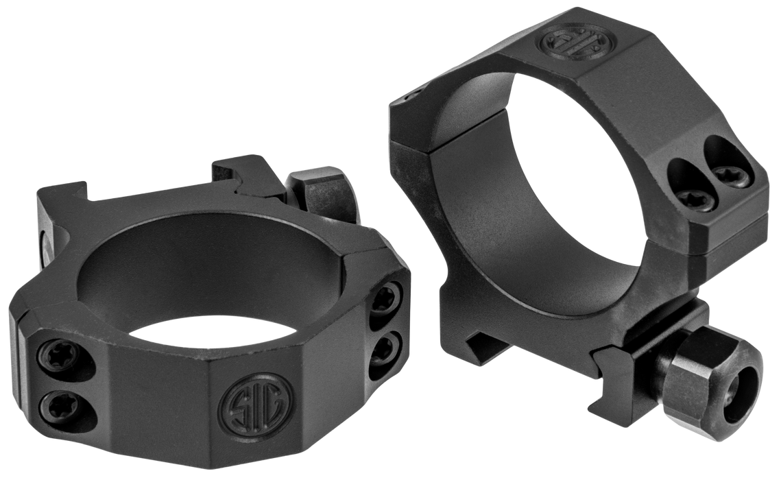 Sig Sauer Electro-optics Alpha1 Hunting, Sig Soa10016  Alpha1 Rings 34mm Med  Alum Mat Blk