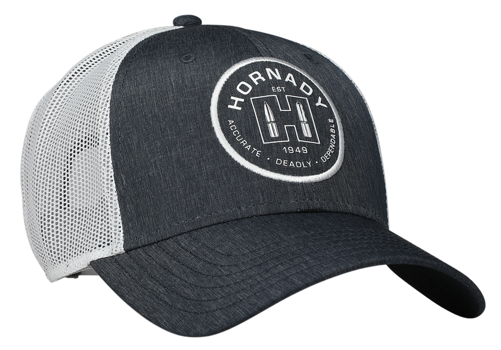 Hornady Established, Horn 99345     Hornady Blu/whte Estab Mesh Cap