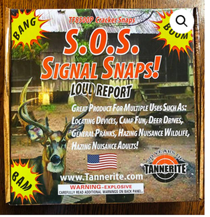 Tannerite S.o.s., Tan Sos   Signal Snaps      480 Qty     24 Cs