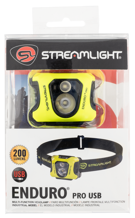 Streamlight Enduro Pro, Stl 61436  Enduro Pro Usb Headlamp Dual Lock Yllw