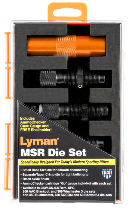 Lyman Msr, Lym 7769103 Msr Precision Die System 350 Lgd  3die