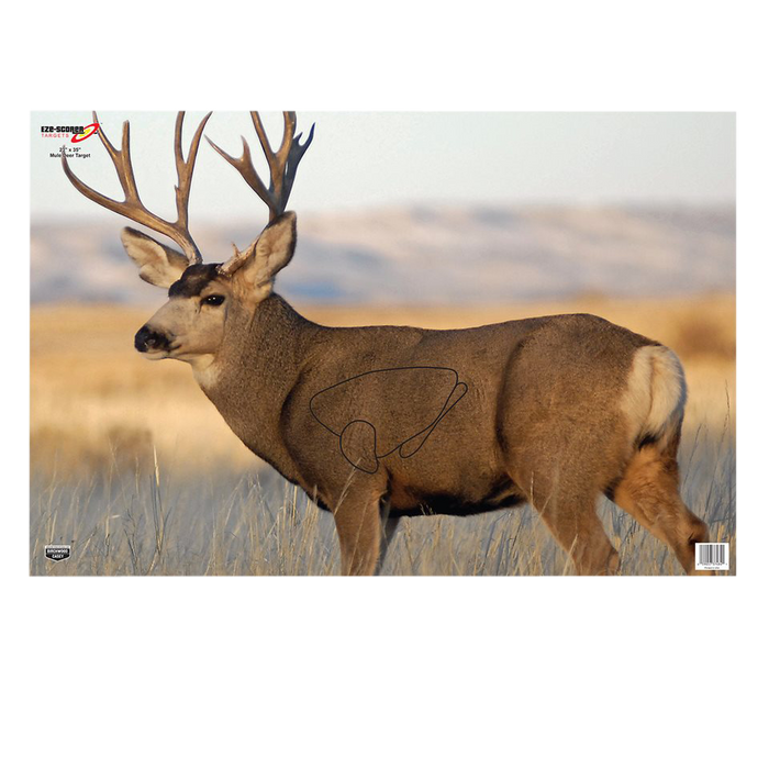 Birchwood Casey Eze-scorer, Bir 37482 Eze-scorer 23x35 Mule Deer           2pk