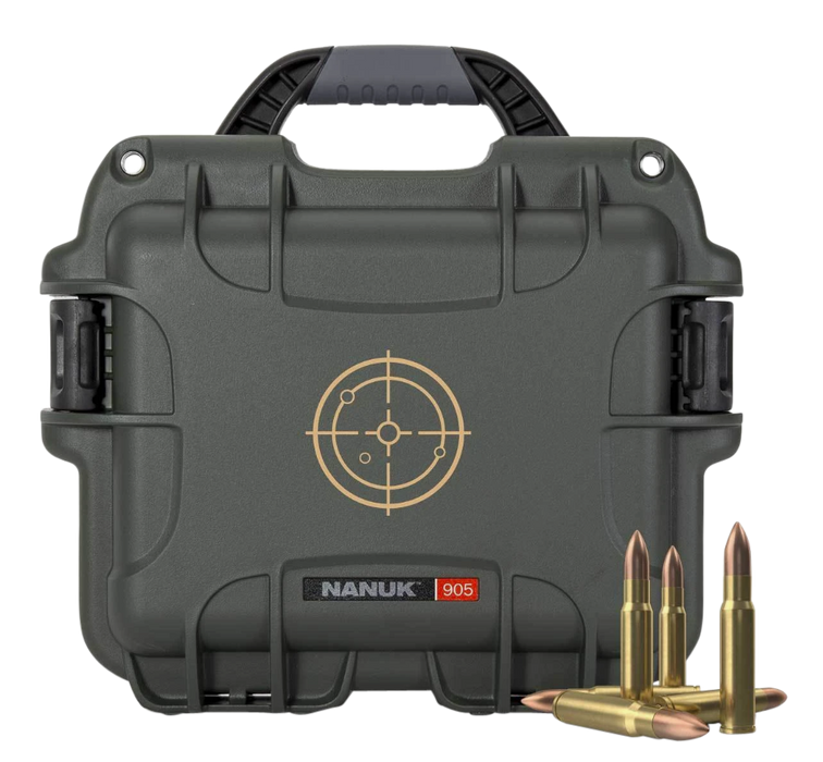 Nanuk (plasticase Inc) 905, Nanuk 905ammo6  Nanuk Cs 905 W/tan Trget Logo Olv