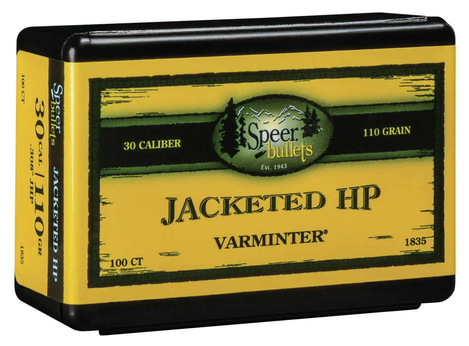 Speer Ammo Varmint, Speer 1835      Bull .308 110 Hp              100