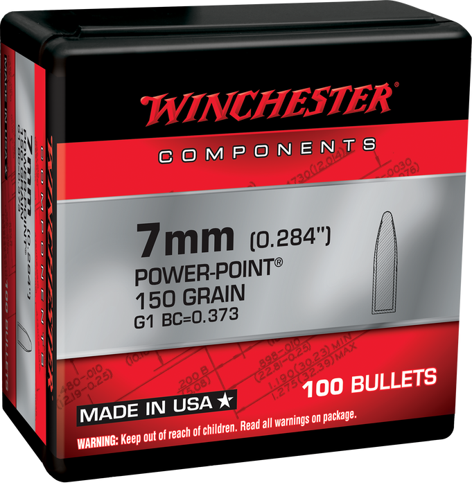 Winchester Ammo Centerfire Rifle, Win Wb7pp150x  Bul 7mm    150 Pp         100/10