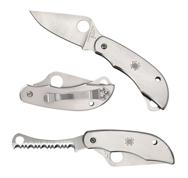 Spyderco Clipitool, Spy C176p&s    Clipitool Serrated    P&s