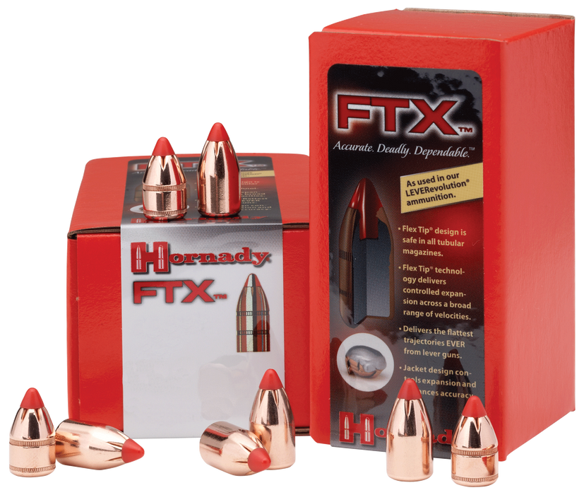 Hornady Ftx, Horn 30396  Bull .308 160 Ftx 308ex         100/15