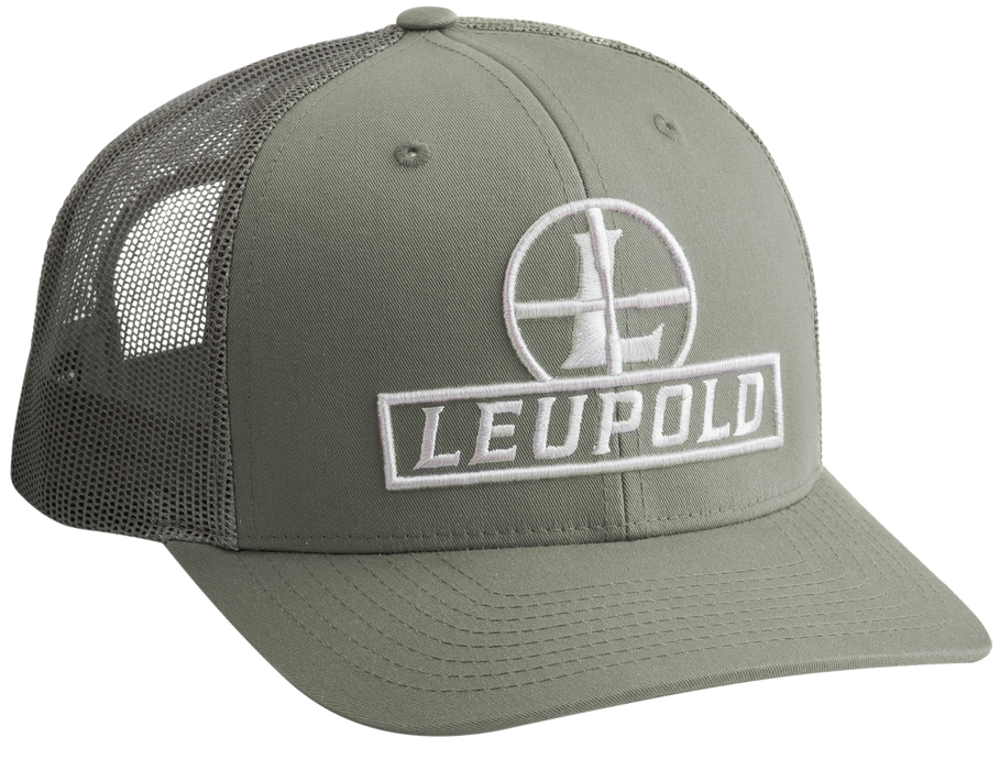 Leupold Reticle, Leu 178014 Leu Reticle Trucker Hat    Loden Green