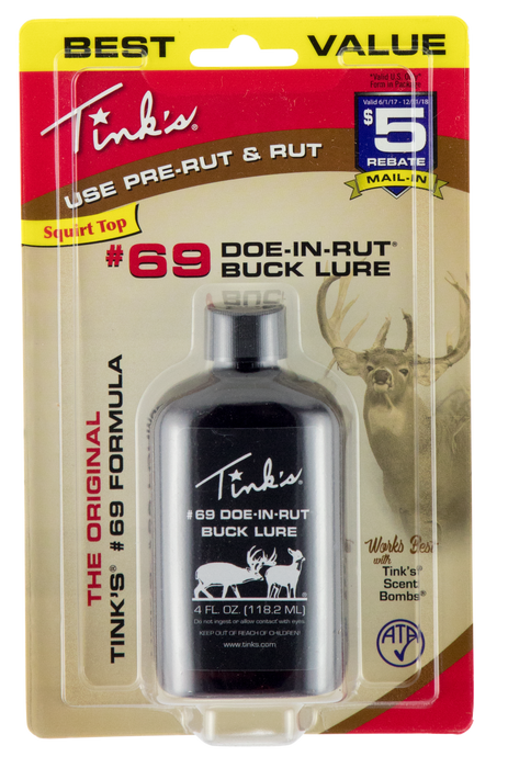 Tinks #69, Tinks W6202   #69 Doe-in-rut Lure 4oz