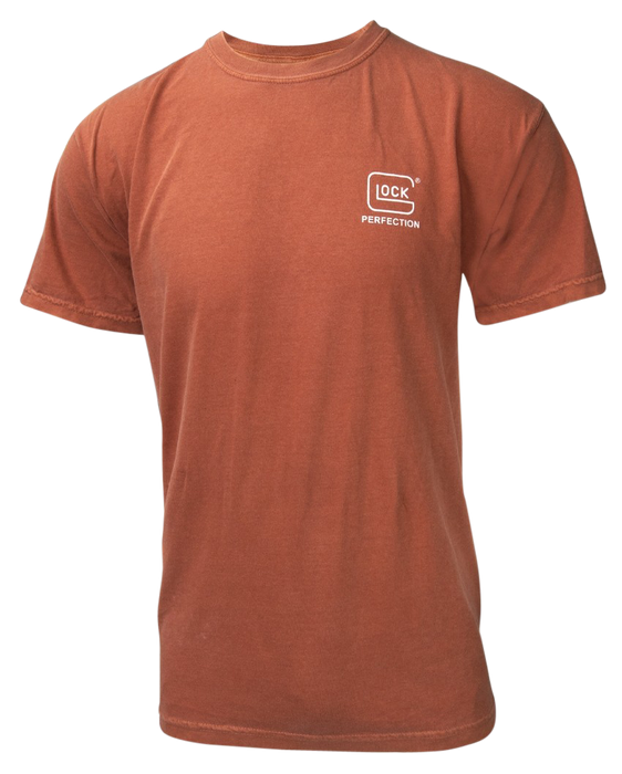 Glock Carry With Confidence, Glock Aa75113  Carry Confidence Shirt Rust      Lg