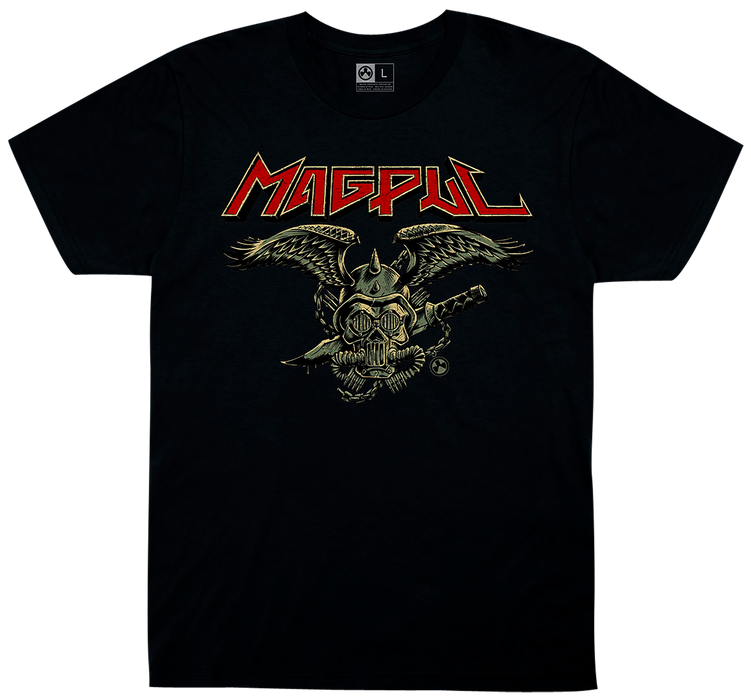 Magpul Industries Corp Heavy Metal, Magpul Mag1220-001-l  Hvy Metal Tshirt Lg  Blk