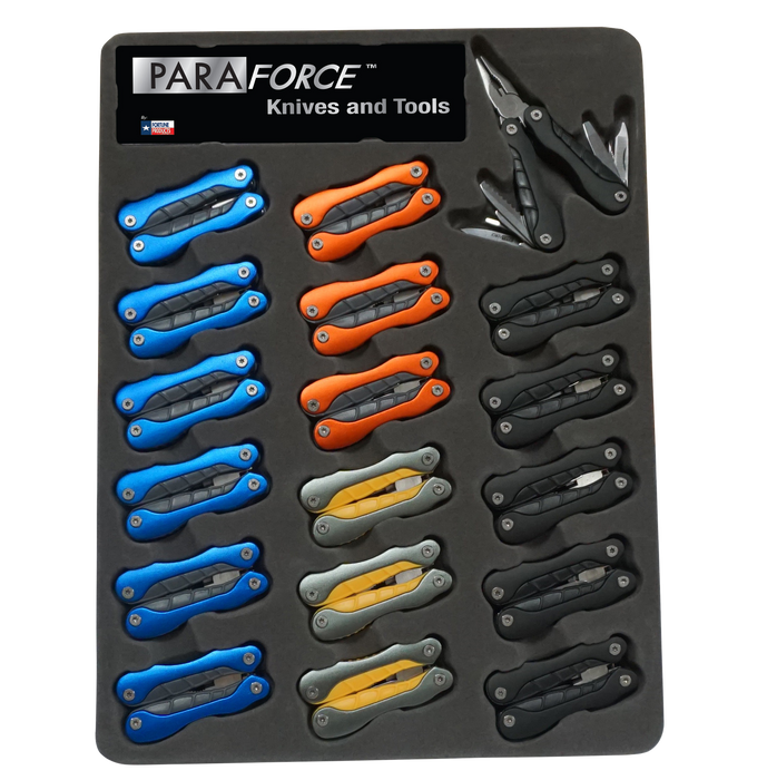 Accusharp Paraforce, Fpi 800mts  Paraforce Multi Tool 18 Pc Display