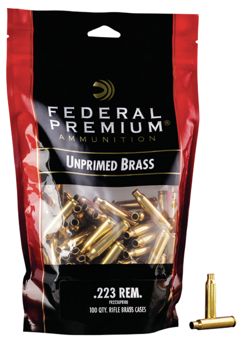 Federal Gold Medal, Fed Pr223upb100    Gm 223    Unp Bagged Brass 100