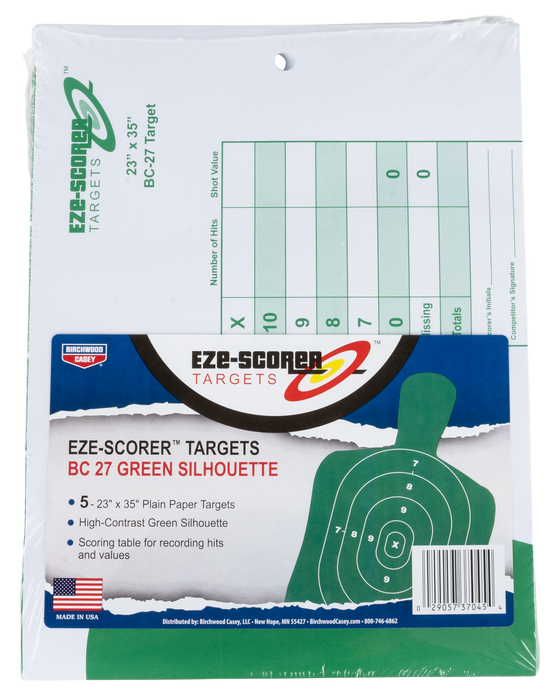 Birchwood Casey Eze-scorer, Bir 37045 Eze-scorer 23x35 Bc27 Green          5pk