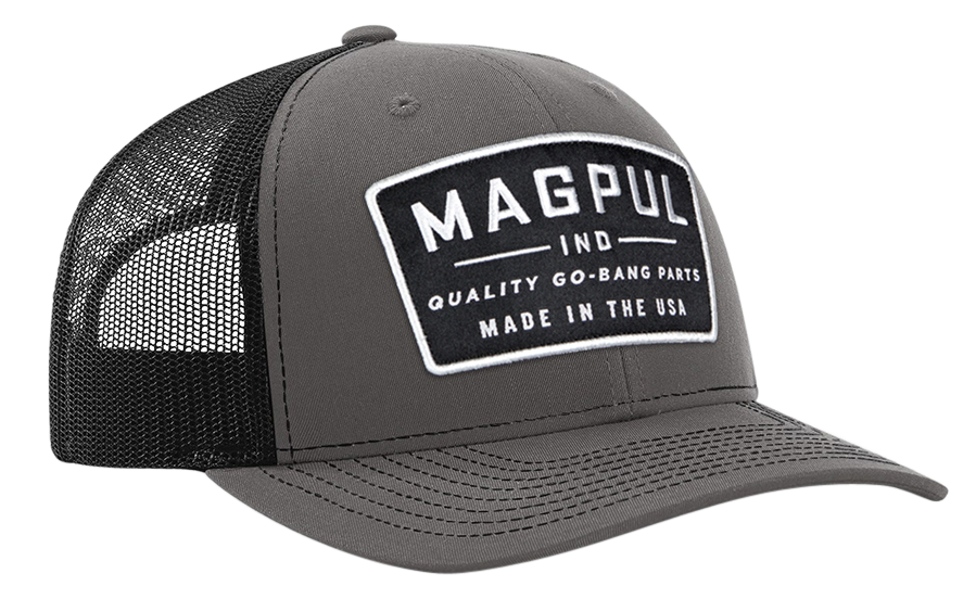 Magpul Industries Corp Go Bang, Magpul Mag1102-014 Go Bang Trucker Hat    Char/blk