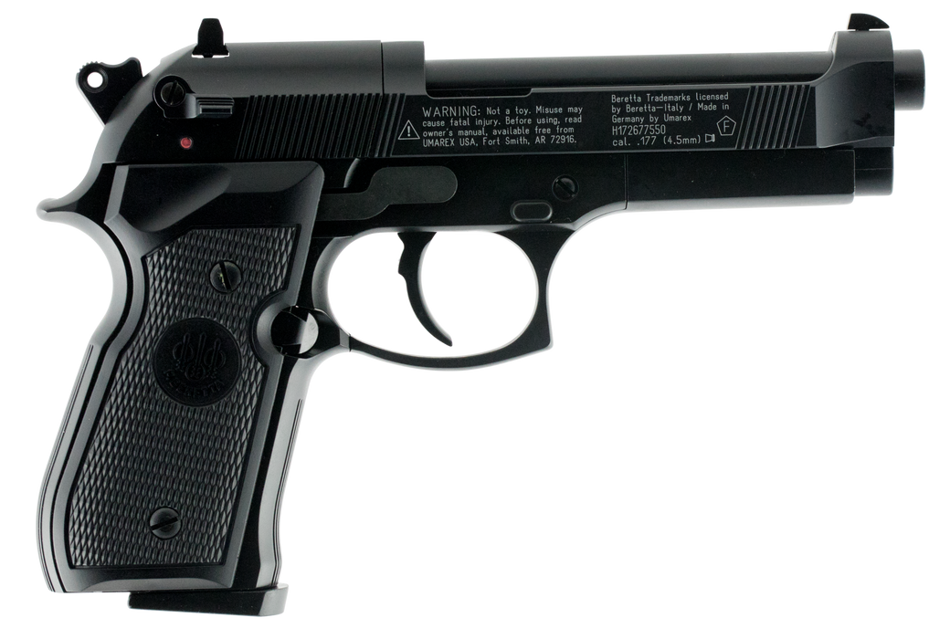 Beretta Air Pistol Beretta M92 Fs, Uma 2253000 Umarex Ber 92fs .177 Co2 Black