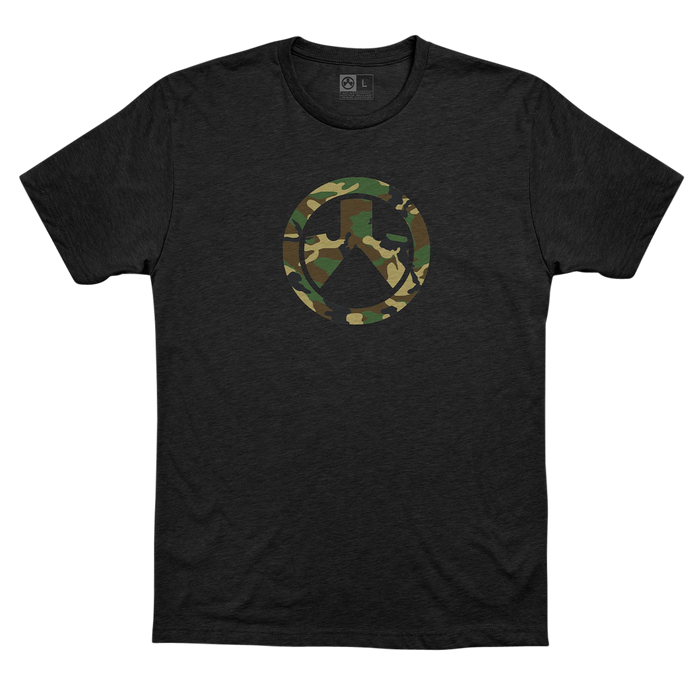 Magpul Industries Corp Icon, Magpul Mag1172-001-l   Wdland Camo Icon Shirt Blk