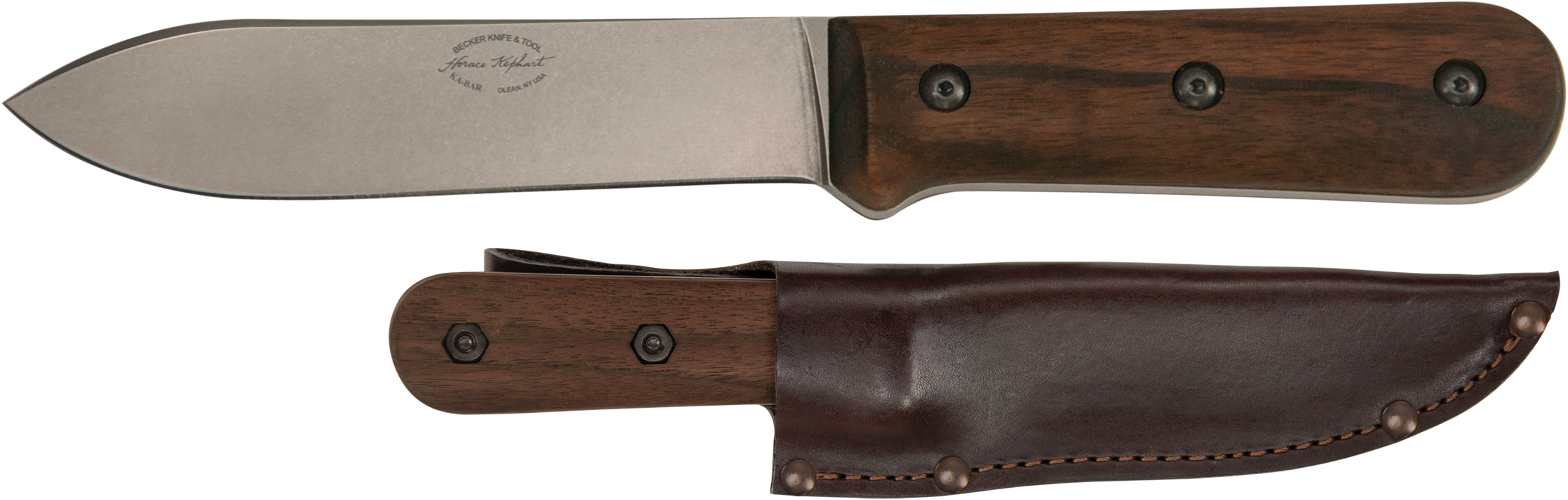 Ka-bar Becker, Kabar Bk62    Becker Kephart        Walnut