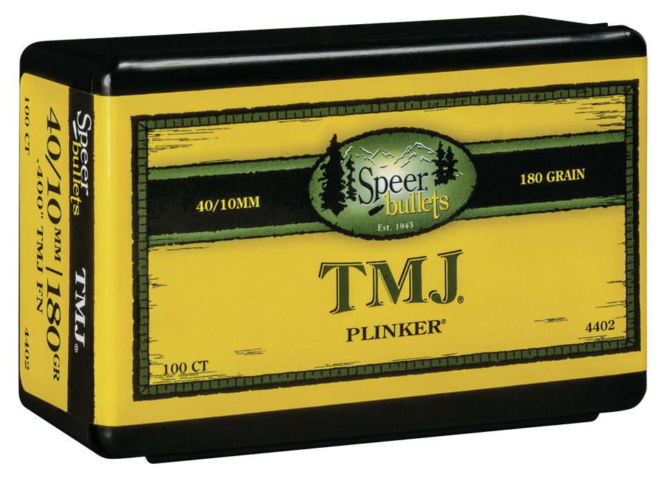 Speer Ammo Tmj, Speer 4402      Bull .400 180 Tmj             100