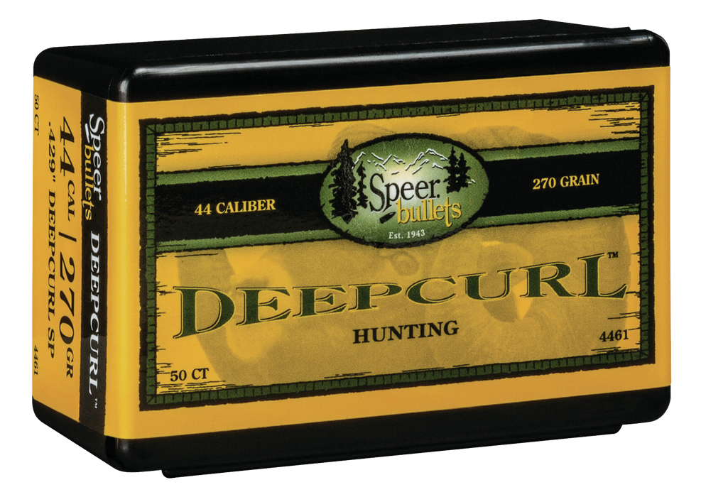 Speer Ammo Deepcurl, Speer 4461      Bull .429 270 Dcsp             50