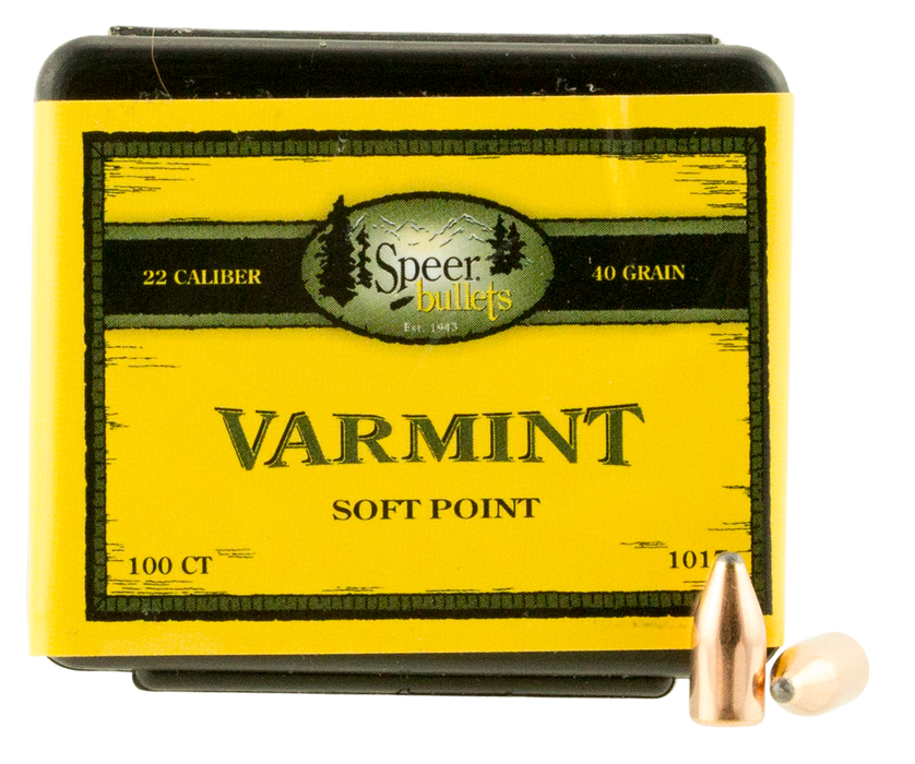 Speer Ammo Rifle Varmint, Speer 4708      Bull .224  52 Hp Vp          1000