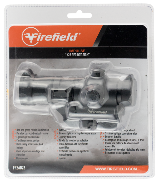 Firefield Impulse, Firefield Ff26026   Impulse 1x28 Red Dot