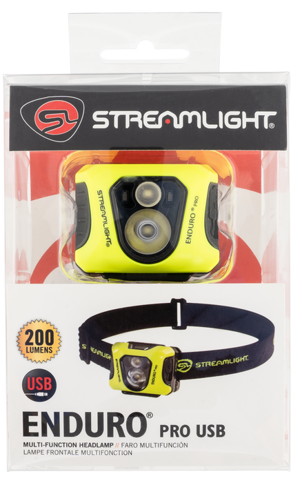 Streamlight Enduro Pro, Stl 61435  Enduro Pro Usb Headlamp Yellow