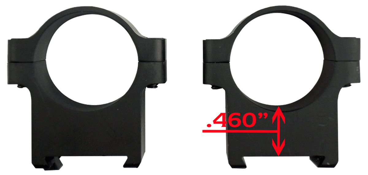 Cz Scope Rings, Cz 40010 Alum Scope Rings 1in  Cz550/557 Low Matte