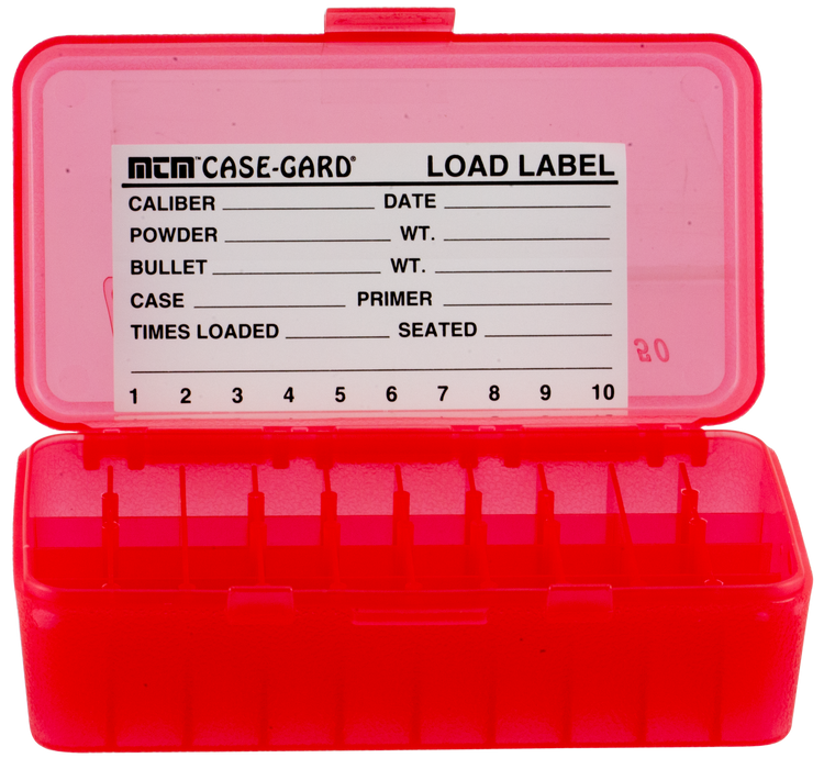 Mtm Case-gard, Mtm P50-44-29    50rd  Pstl Box 44m-45l Red