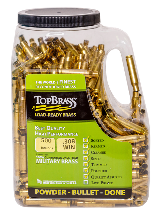 Top Brass Llc Premium Reconditioned, Top Brass 8b308winmy-5c-j  Unp Brass 308   500