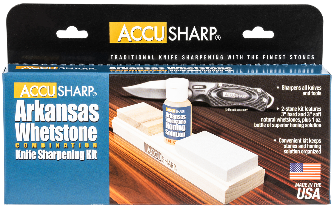 Accusharp Whetstone, Fpi 023c  Accusharp Combo Stones W/honing Oil