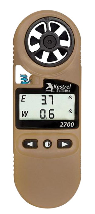 Kestrel(nielsen-kellerman 2700 Ballistics Weather Meter, Kest 0827ltan 2700  Ballistic Weather Meter Tan